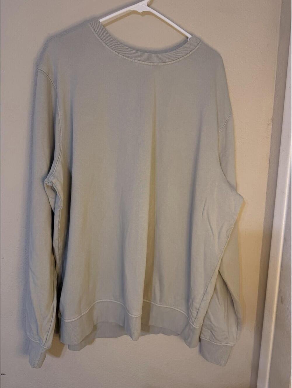 Goodfellow Sage XXL Crew Neck Long Sleeve Pullover Sweatshirt. Men’s. HS110